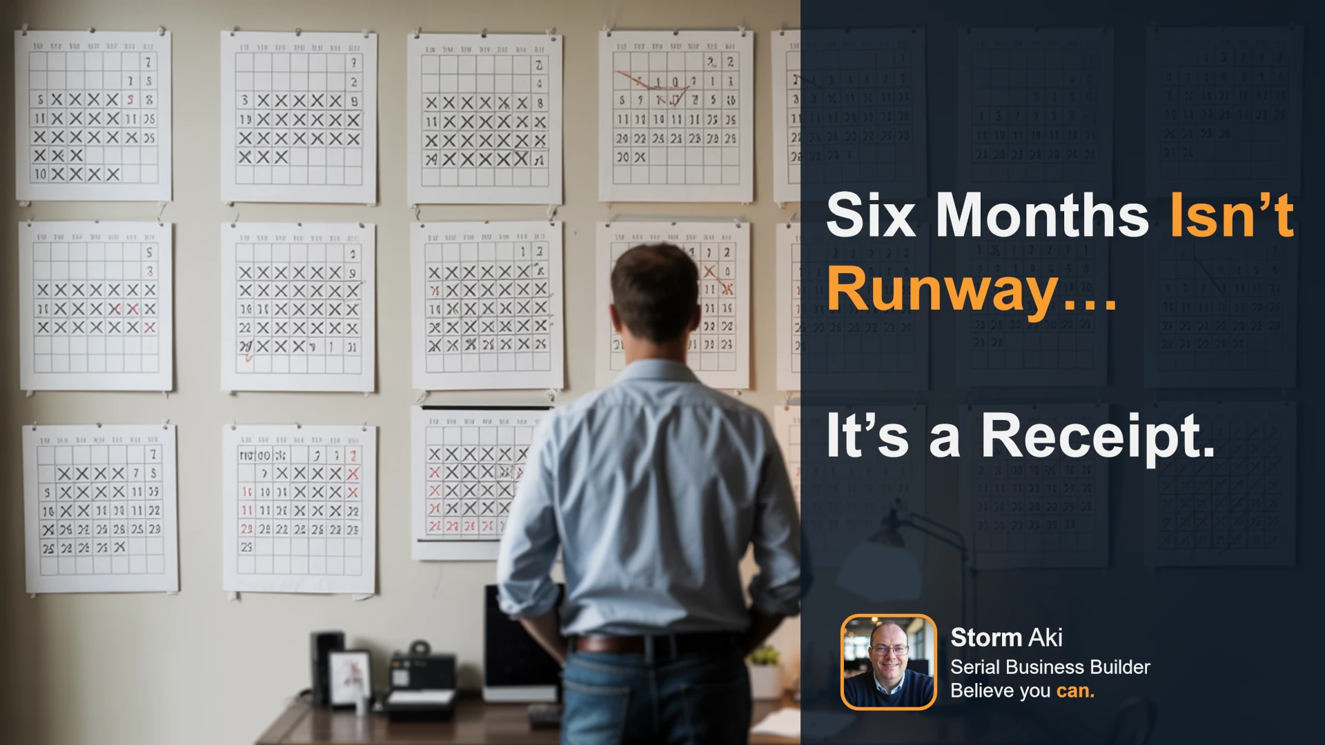 Founder that's wasted six months trying to get somewhere