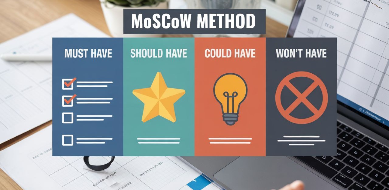 A conceptual illustration of the MoSCoW method.