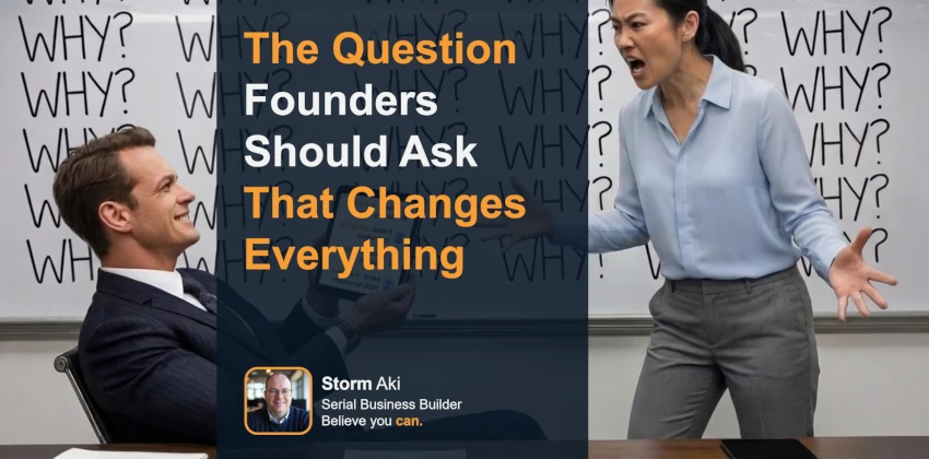 Asian woman trying to find out why, from an advisor sitting across from her showing his 5-star track record